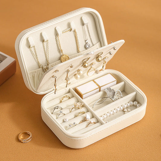 Zippered Travel Jewellery Box