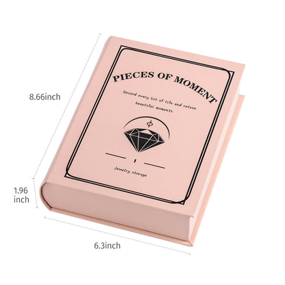 PU Leather Magic Book Design  Jewelry Case