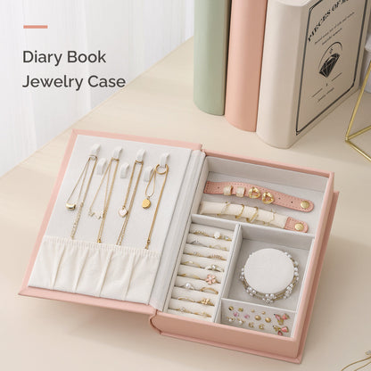 PU Leather Magic Book Design  Jewelry Case