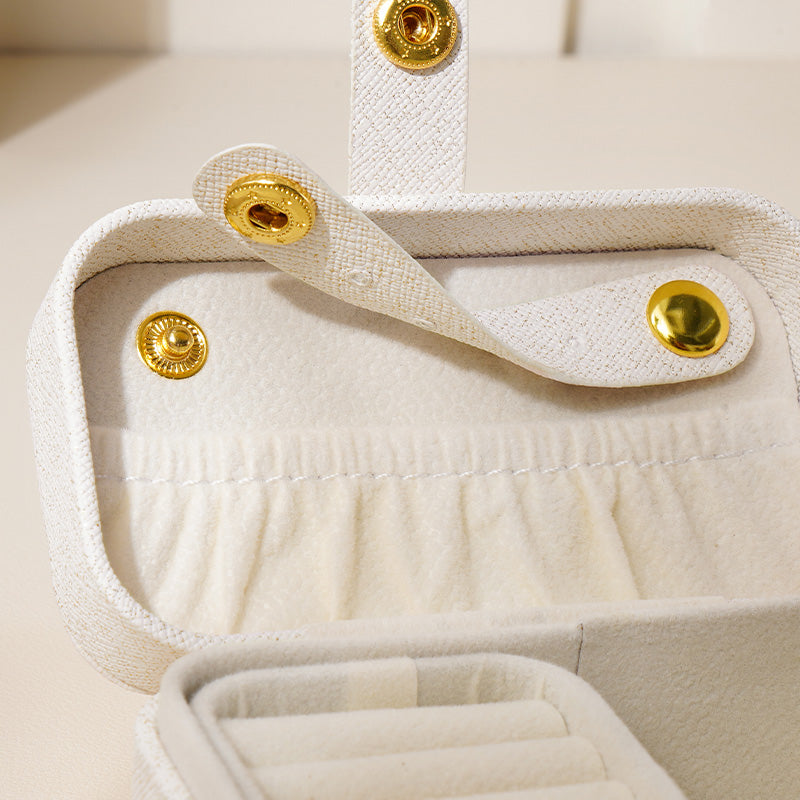 Travel Mini Jewelry Box Lipstick Storage Case