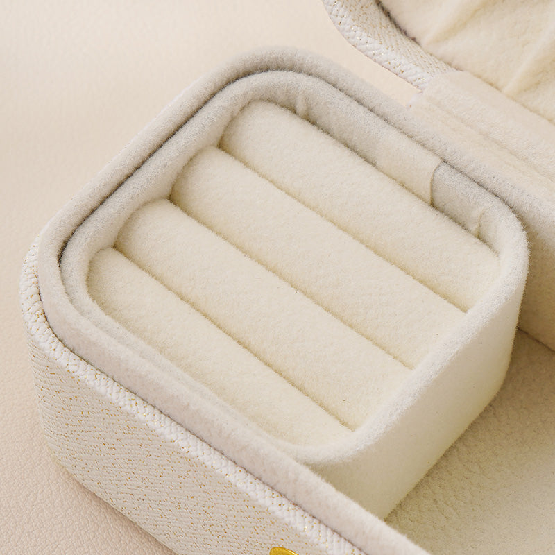 Travel Mini Jewelry Box Lipstick Storage Case