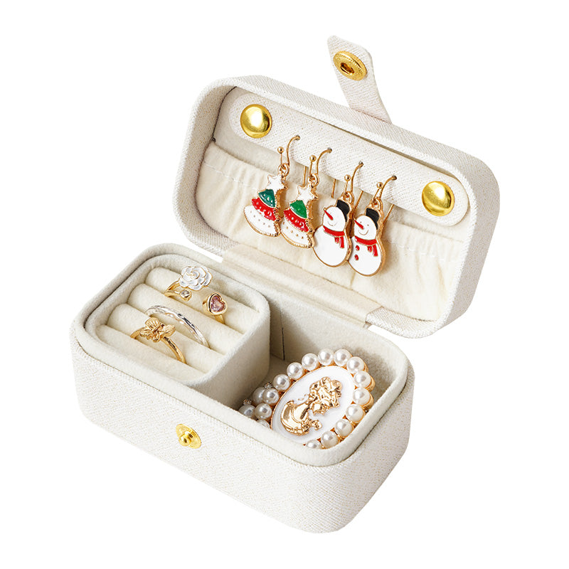 Travel Mini Jewelry Box Lipstick Storage Case