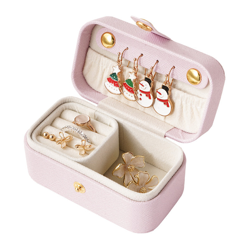 Travel Mini Jewelry Box Lipstick Storage Case