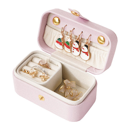 Travel Mini Jewelry Box Lipstick Storage Case