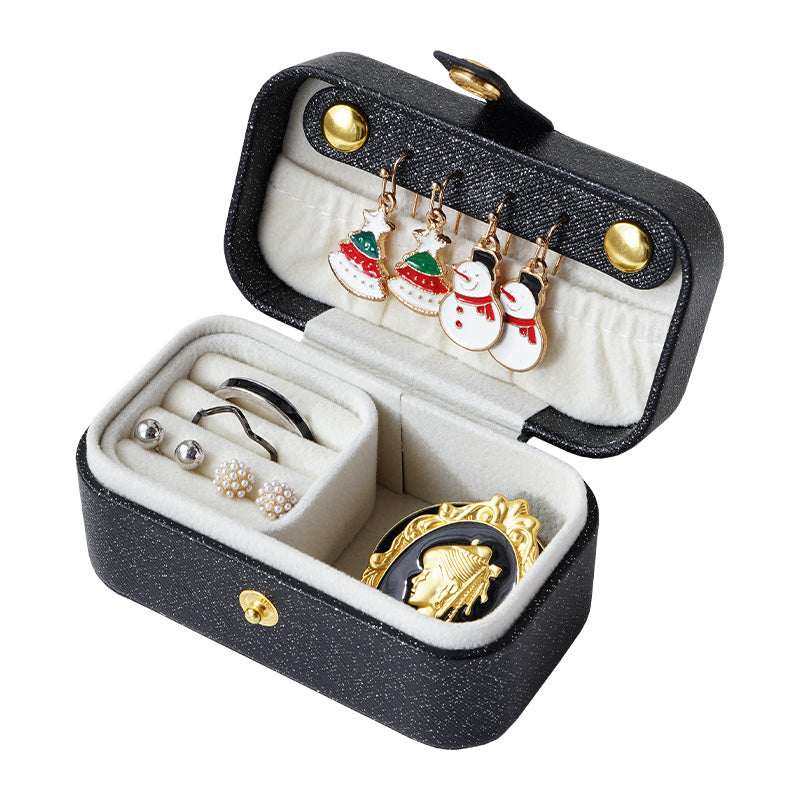 Travel Mini Jewelry Box Lipstick Storage Case