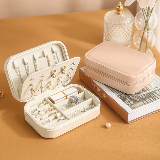 Zippered Travel Jewellery Box