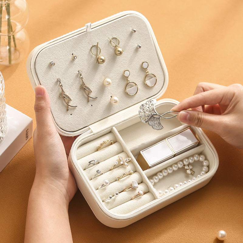 Zippered Travel Jewellery Box